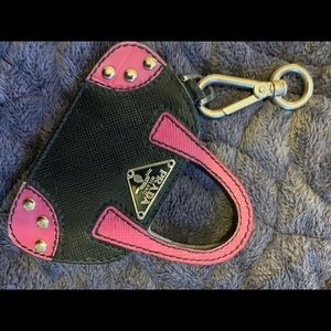 PRADA keychain-MINI PURSE-ornament. Authentic & adorable.